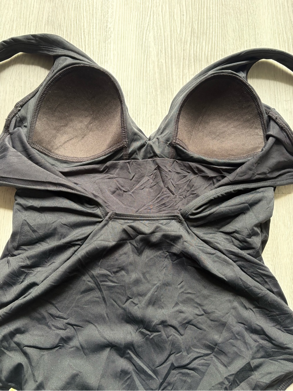 Summersalt Black Twist-Front One-Piece Swimsuit Size 4 - Picture 6 of 11